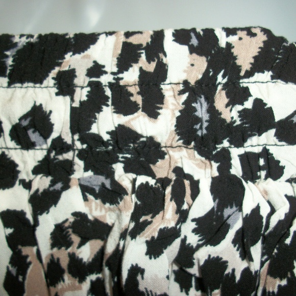COTTON ON LEOPARD ELASTIC WAIST Skirt Size 6 - Picture 6 of 7